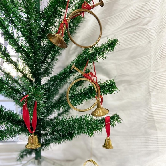 Vintage Solid Brass Ornaments - Picture 1 of 6